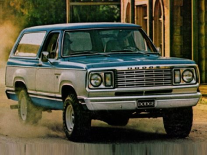Dodge Ramcharger Джип/SUV 3 дв. 08.1976 - 07.1978
