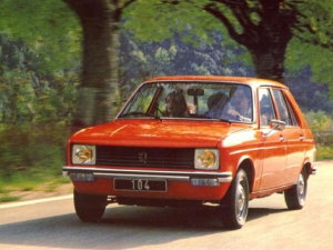 Peugeot 104 Хэтчбек 5 дв. 09.1972 - 07.1976