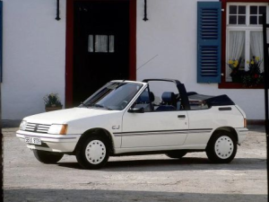 Peugeot 205 Открытый кузов 03.1986 - 09.1990